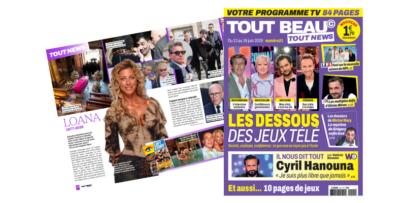 Le magazine TOUT BEAU* TOUT NEWS, édition papier
